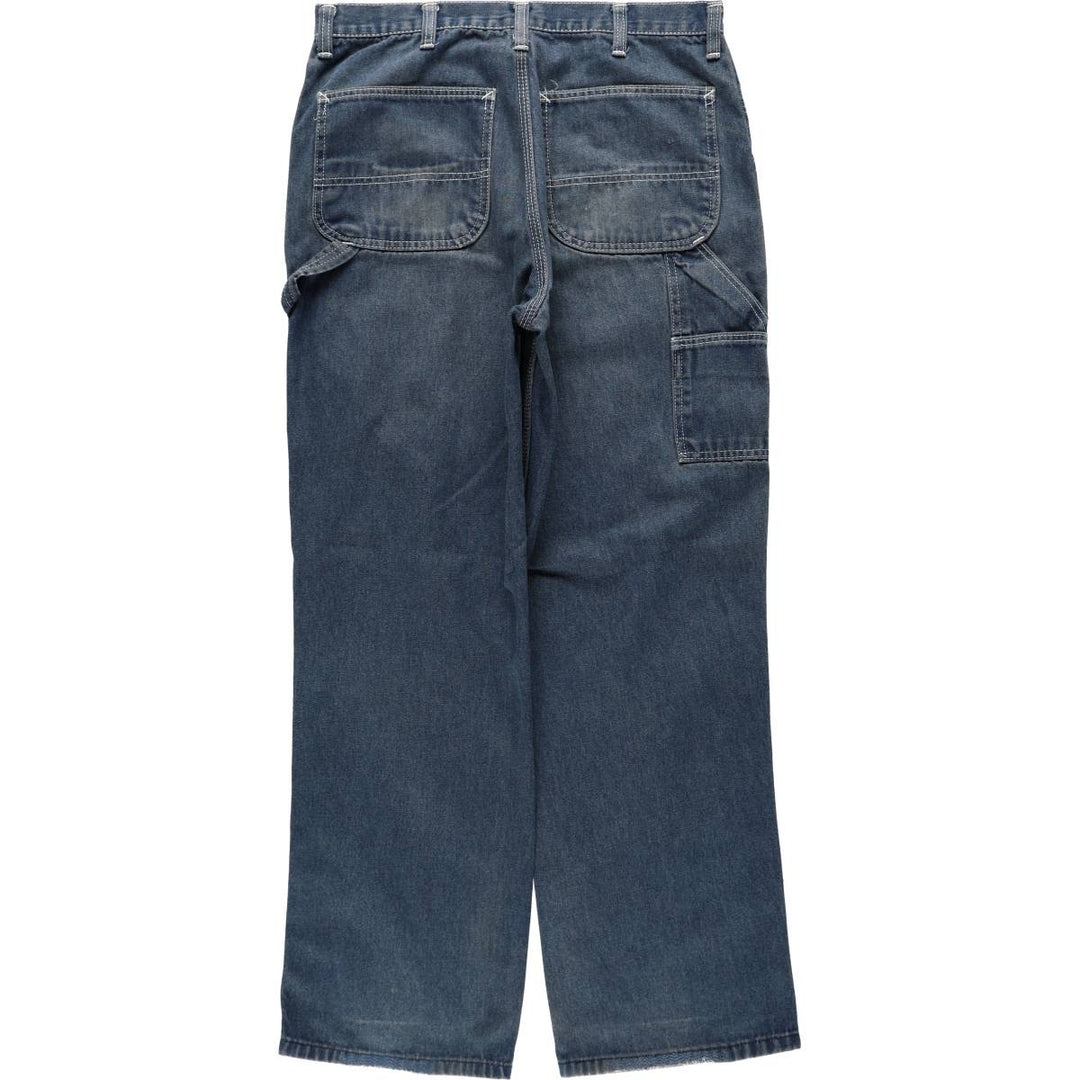 ROEBUCKS Denim Painter Pants, Men's Size W32 (approx.) unclear blue type Vintage Second Hand
