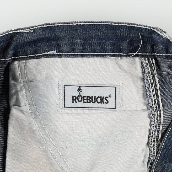 ROEBUCKS Denim Painter Pants, Men's Size W32 (approx.) unclear blue type Vintage Second Hand