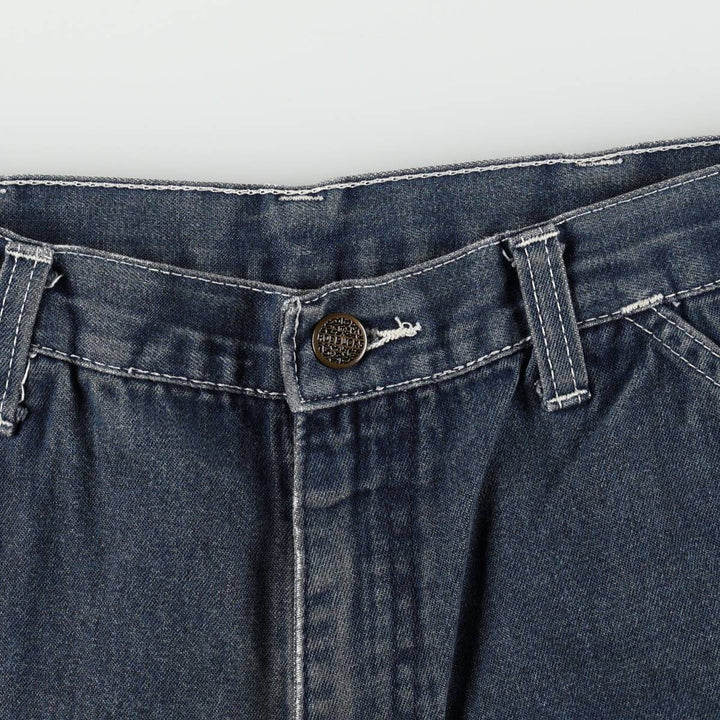 ROEBUCKS Denim Painter Pants, Men's Size W32 (approx.) unclear blue type Vintage Second Hand