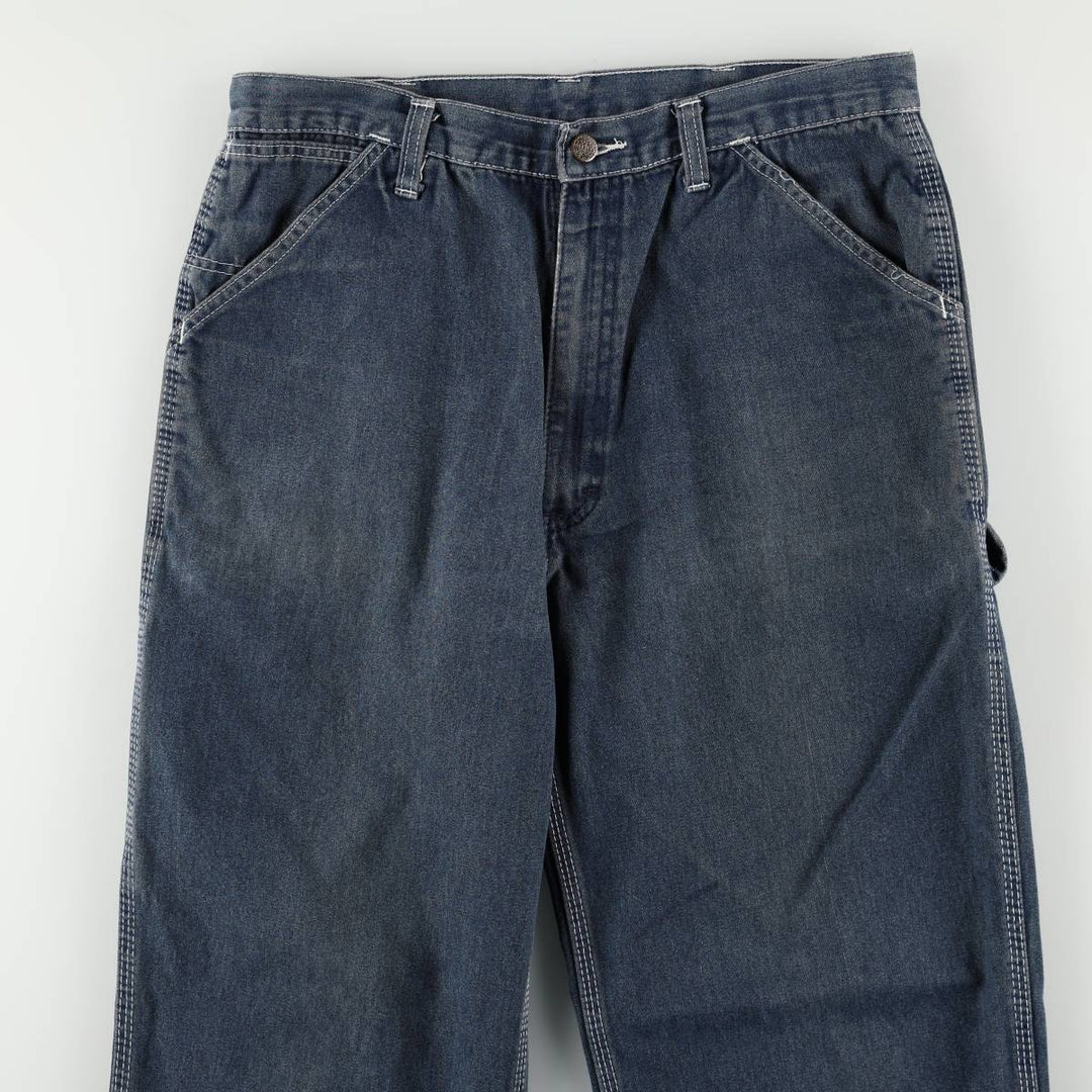 ROEBUCKS Denim Painter Pants, Men's Size W32 (approx.) unclear blue type Vintage Second Hand