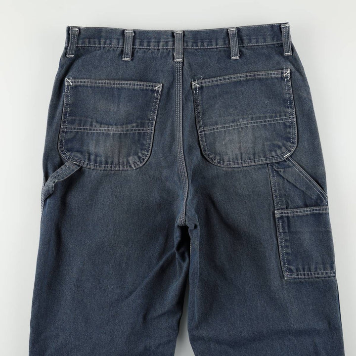 ROEBUCKS Denim Painter Pants, Men's Size W32 (approx.) unclear blue type Vintage Second Hand
