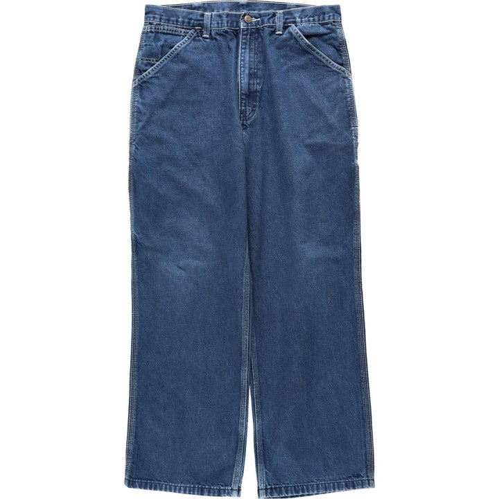 ROEBUCKS Denim Painter Pants, Men's Size W33 (approx.) cotton blue type Vintage Second Hand
