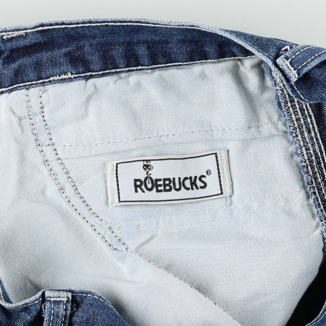 ROEBUCKS Denim Painter Pants, Men's Size W33 (approx.) cotton blue type Vintage Second Hand