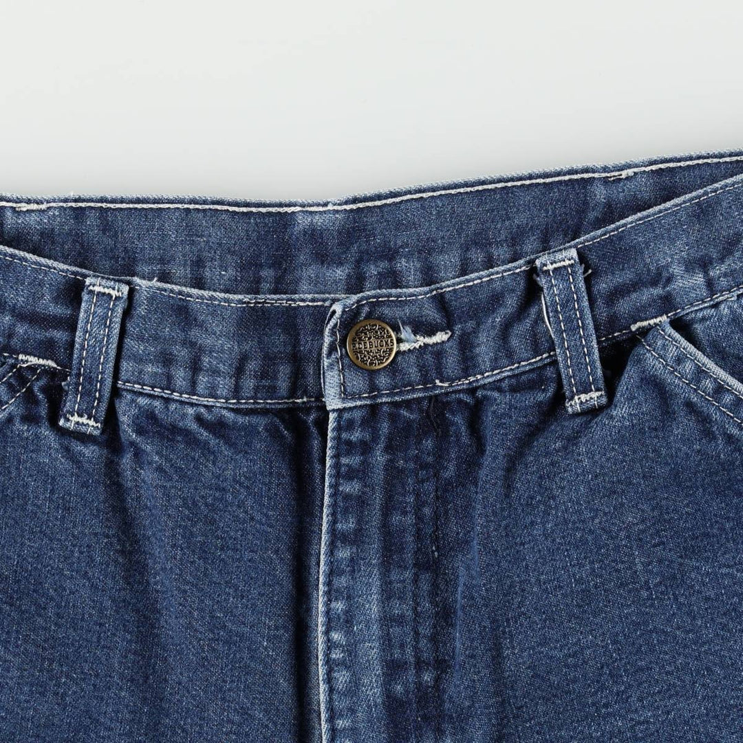 ROEBUCKS Denim Painter Pants, Men's Size W33 (approx.) cotton blue type Vintage Second Hand