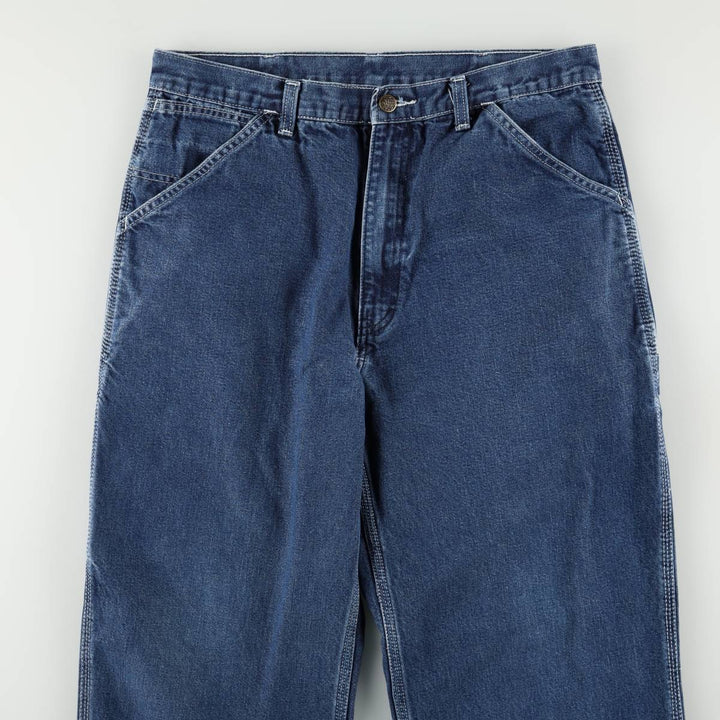ROEBUCKS Denim Painter Pants, Men's Size W33 (approx.) cotton blue type Vintage Second Hand