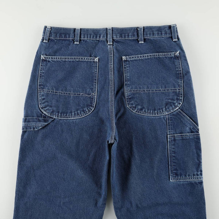 ROEBUCKS Denim Painter Pants, Men's Size W33 (approx.) cotton blue type Vintage Second Hand