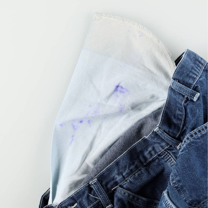 ROEBUCKS Denim Painter Pants, Men's Size W33 (approx.) cotton blue type Vintage Second Hand