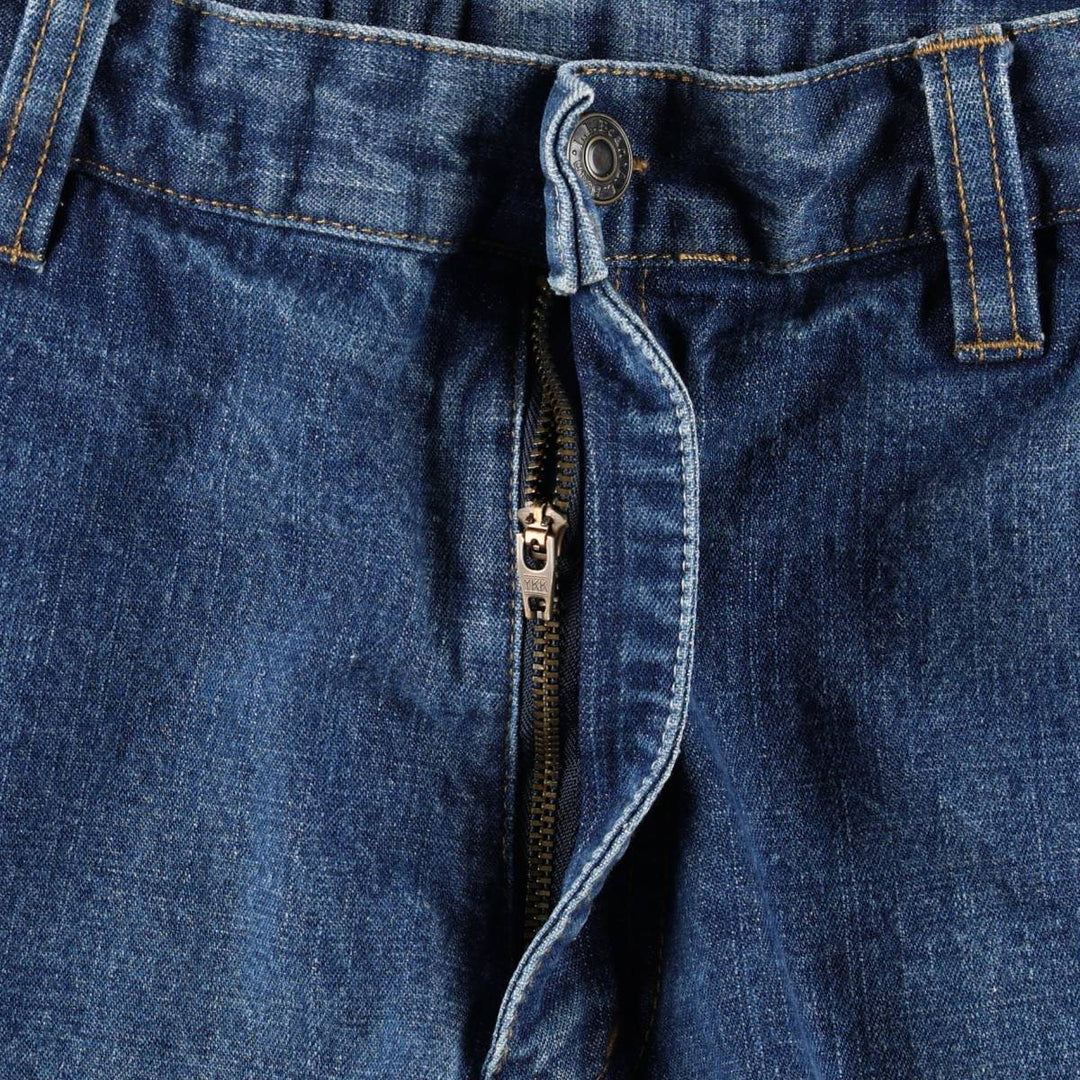 90s-00'S LLBean denim painter pants, men's size W32 (approx.) cotton blue type Vintage Second Hand