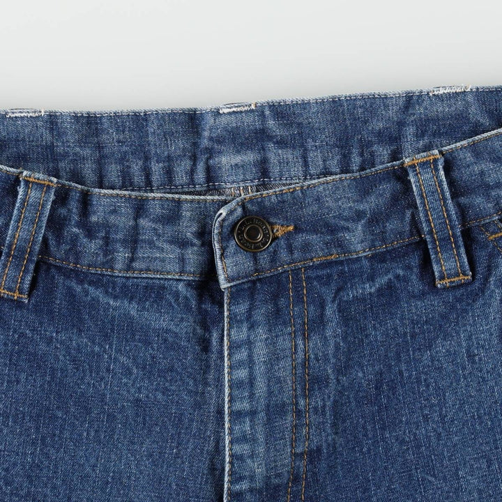 90s-00'S LLBean denim painter pants, men's size W32 (approx.) cotton blue type Vintage Second Hand