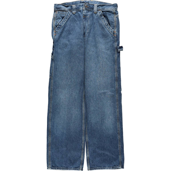 2000'S Ralph Lauren POLO JEANS COMPANY denim painter pants, men's size W33 (approx.) cotton blue type Vintage Second Hand