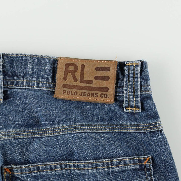 2000'S Ralph Lauren POLO JEANS COMPANY denim painter pants, men's size W33 (approx.) cotton blue type Vintage Second Hand