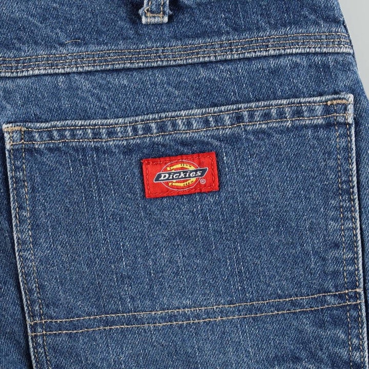 Dickies denim painter pants for men, equivalent to W34 cotton blue type Vintage Second Hand