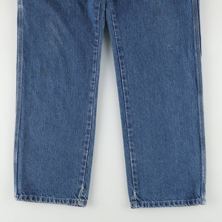 Dickies denim painter pants for men, equivalent to W34 cotton blue type Vintage Second Hand