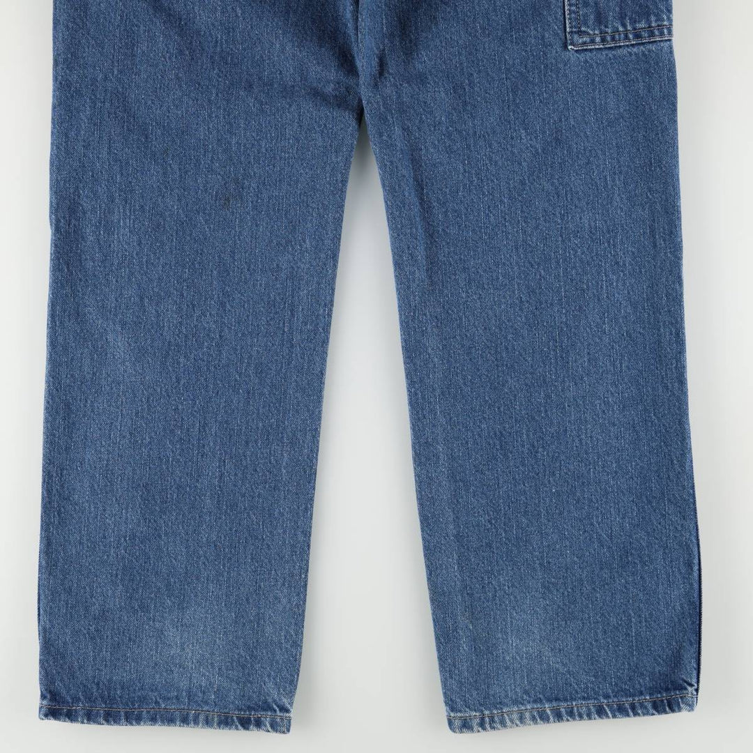 Dickies denim painter pants for men, equivalent to W34 cotton blue type Vintage Second Hand