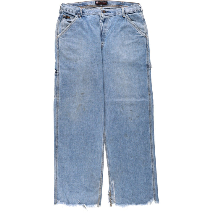 2000'S Ralph Lauren POLO JEANS COMPANY Cut-off Denim Painter Pants, Men's Size W36 (approx.) cotton blue type Vintage Second Hand