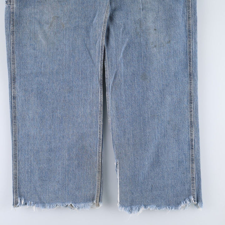 2000'S Ralph Lauren POLO JEANS COMPANY Cut-off Denim Painter Pants, Men's Size W36 (approx.) cotton blue type Vintage Second Hand