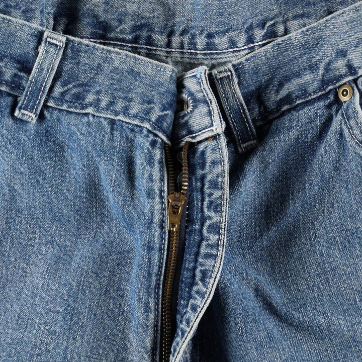70s-80'S LL Bean Denim Painter Pants, Made in USA, Men's W35 (approx.), Vintage cotton blue type Vintage Second Hand
