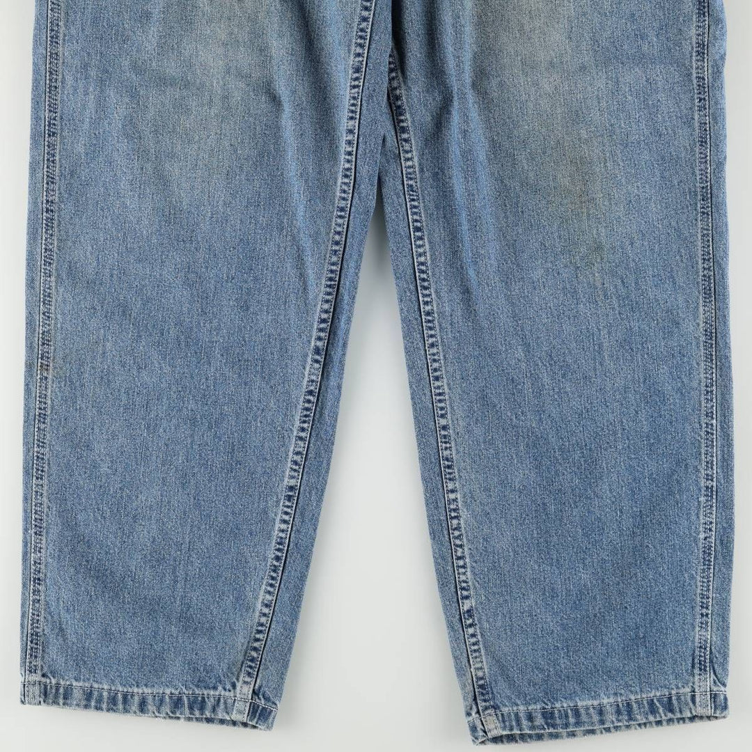 70s-80'S LL Bean Denim Painter Pants, Made in USA, Men's W35 (approx.), Vintage cotton blue type Vintage Second Hand