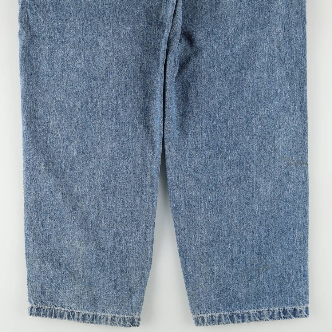 70s-80'S LL Bean Denim Painter Pants, Made in USA, Men's W35 (approx.), Vintage cotton blue type Vintage Second Hand