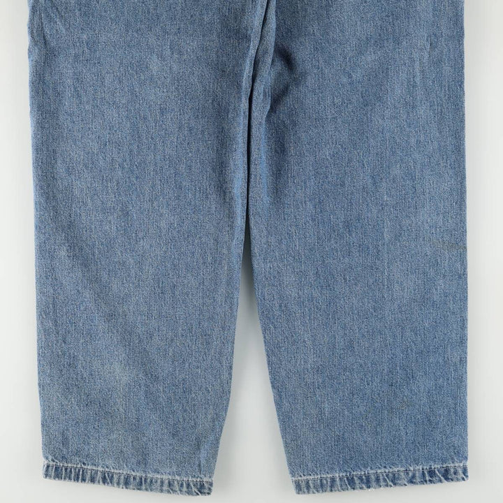 70s-80'S LL Bean Denim Painter Pants, Made in USA, Men's W35 (approx.), Vintage cotton blue type Vintage Second Hand
