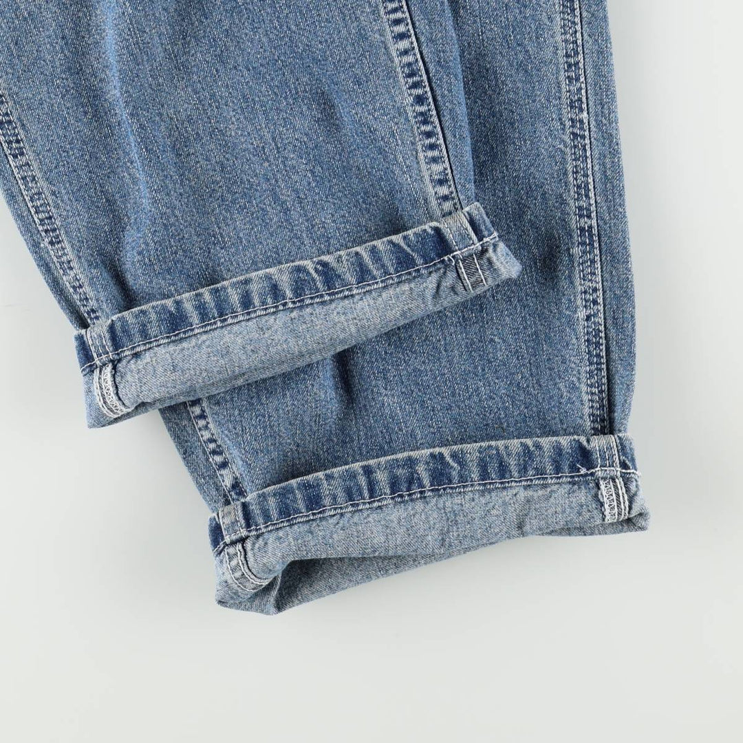 70s-80'S LL Bean Denim Painter Pants, Made in USA, Men's W35 (approx.), Vintage cotton blue type Vintage Second Hand
