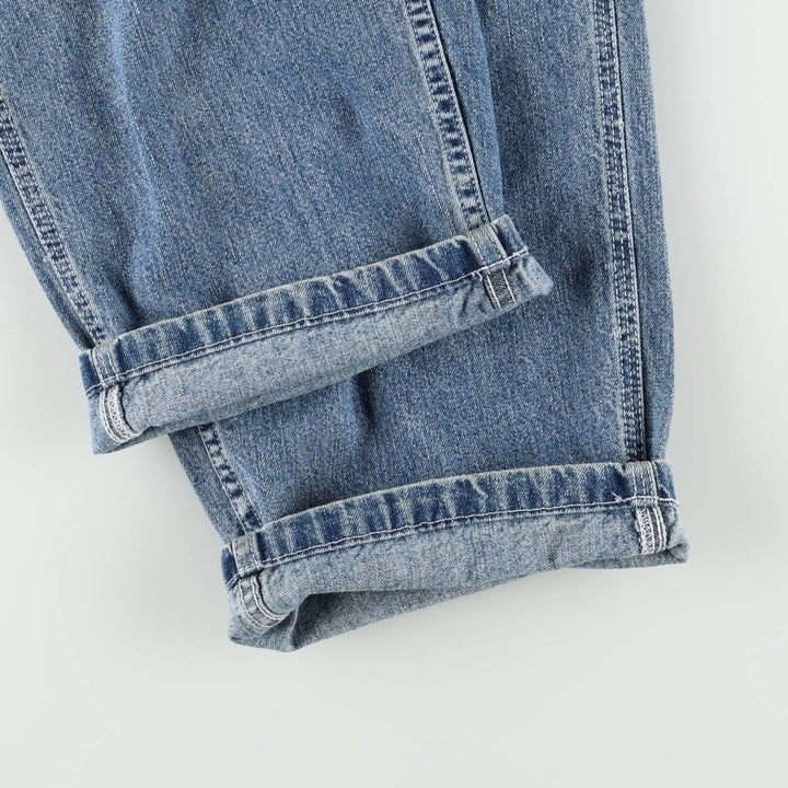 70s-80'S LL Bean Denim Painter Pants, Made in USA, Men's W35 (approx.), Vintage cotton blue type Vintage Second Hand