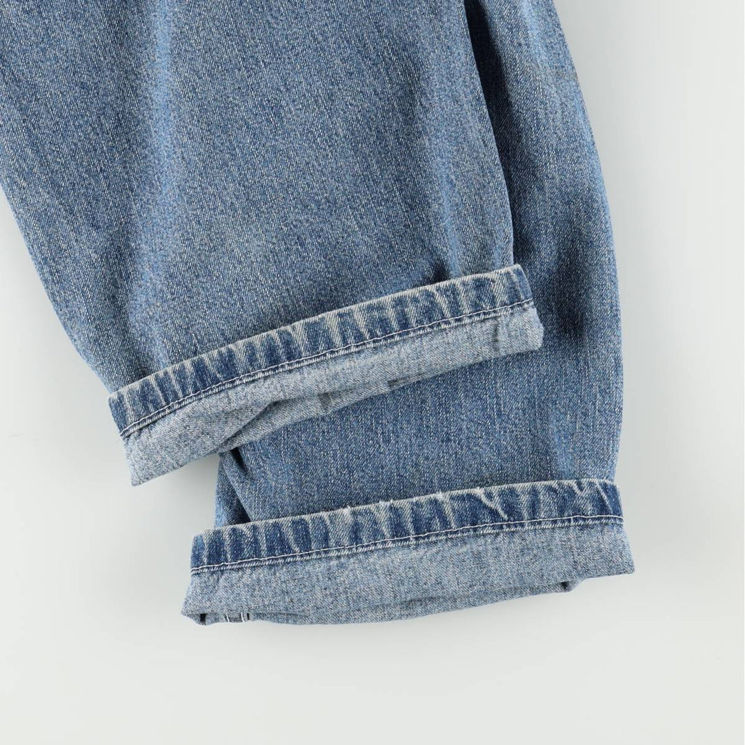 70s-80'S LL Bean Denim Painter Pants, Made in USA, Men's W35 (approx.), Vintage cotton blue type Vintage Second Hand