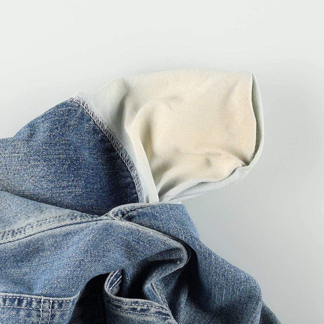 70s-80'S LL Bean Denim Painter Pants, Made in USA, Men's W35 (approx.), Vintage cotton blue type Vintage Second Hand