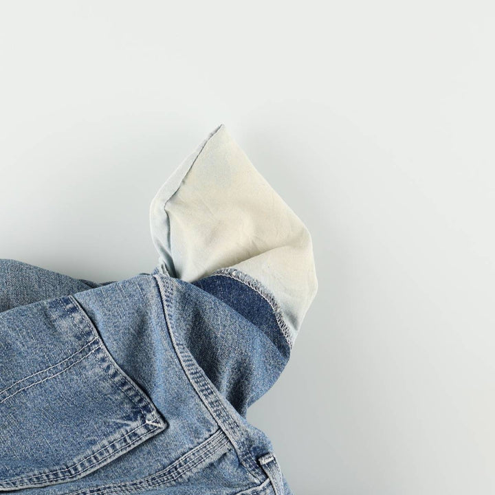 70s-80'S LL Bean Denim Painter Pants, Made in USA, Men's W35 (approx.), Vintage cotton blue type Vintage Second Hand