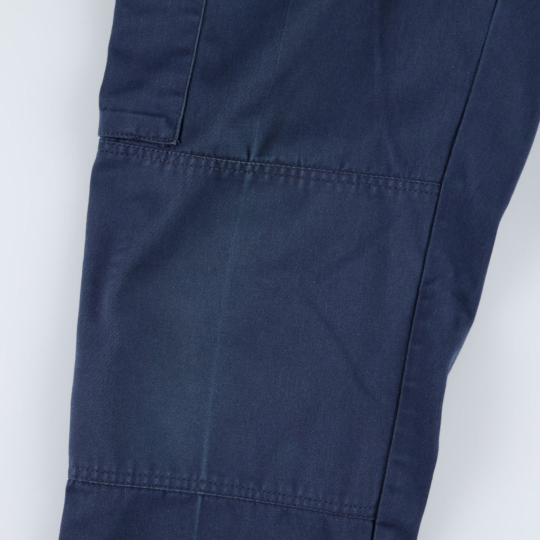 Military cargo pants, men's size W33 equivalent. unclear navy blue type Vintage Second Hand