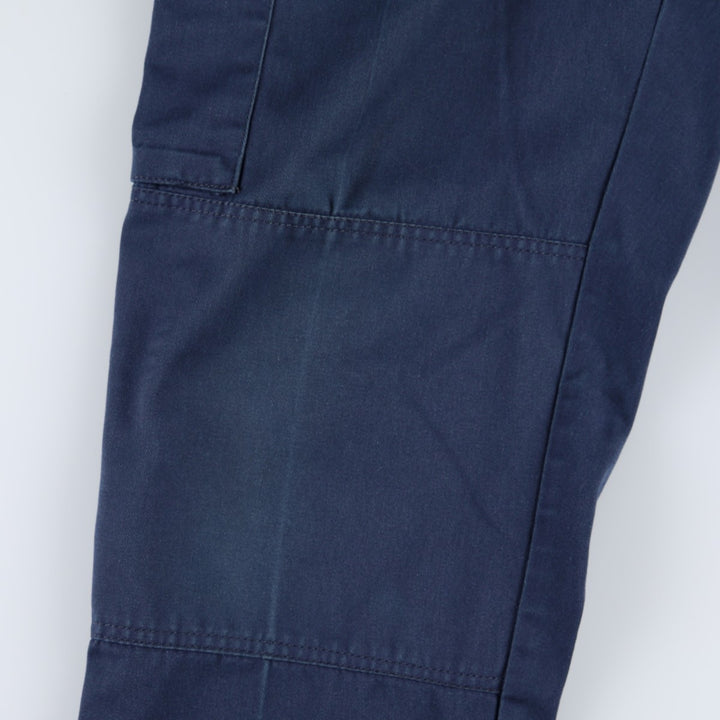 Military cargo pants, men's size W33 equivalent. unclear navy blue type Vintage Second Hand