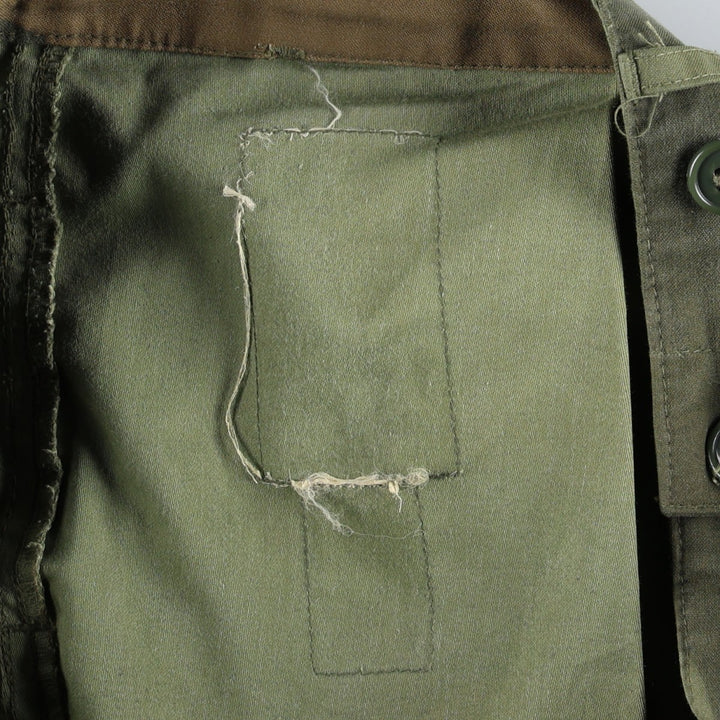 Big Size Norwegian Army Camouflage Pattern Military Cargo Pants, Men's Size W41 (approx.) unclear Khaki type Vintage Second Hand