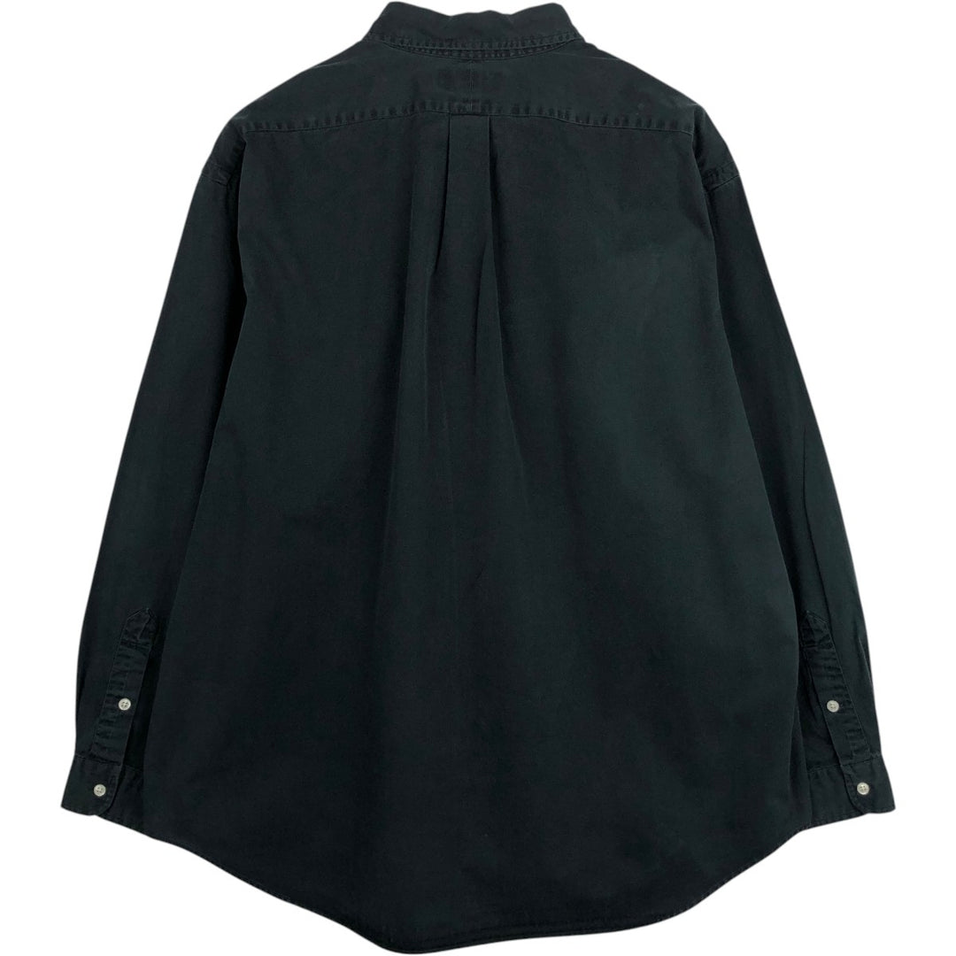 Ralph Lauren BLAKE long sleeve button down shirt, men's size XXL cotton black type Vintage Second Hand