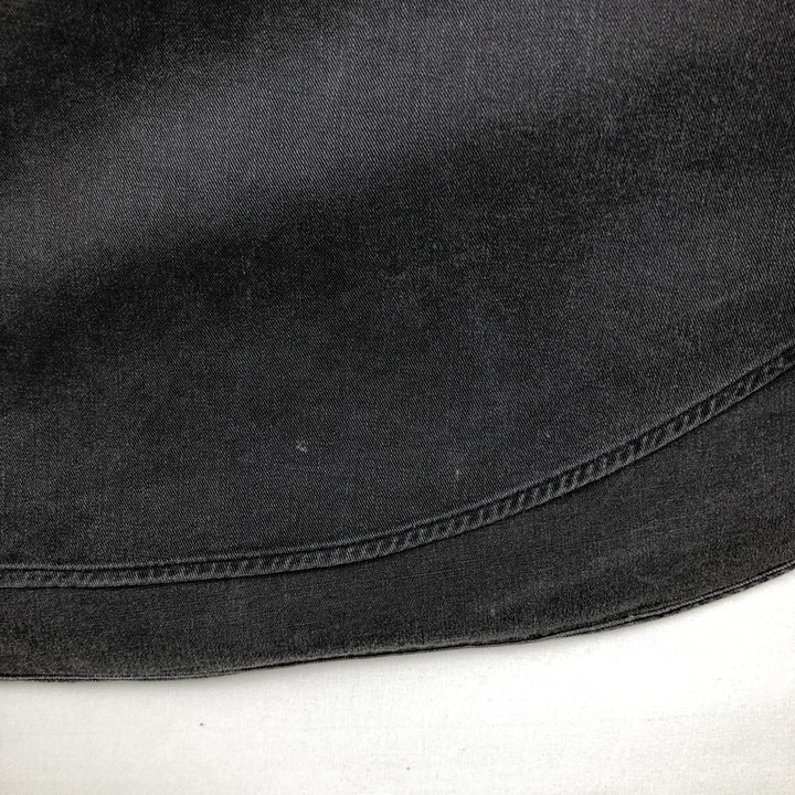 Ralph Lauren BLAIRE long sleeve button down shirt, men's XL size cotton black type Vintage Second Hand