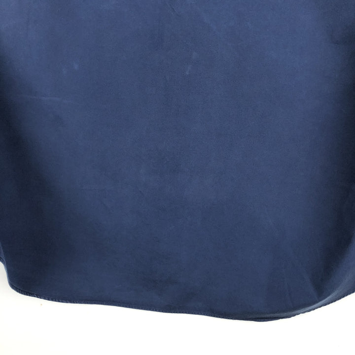 Ralph Lauren BLAKE long sleeve button down shirt, men's size L cotton navy blue type Vintage Second Hand
