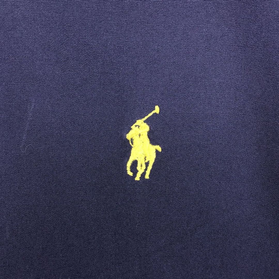 Ralph Lauren Classic Fit Long Sleeve Button Down Shirt Men's XL cotton navy blue type Vintage Second Hand
