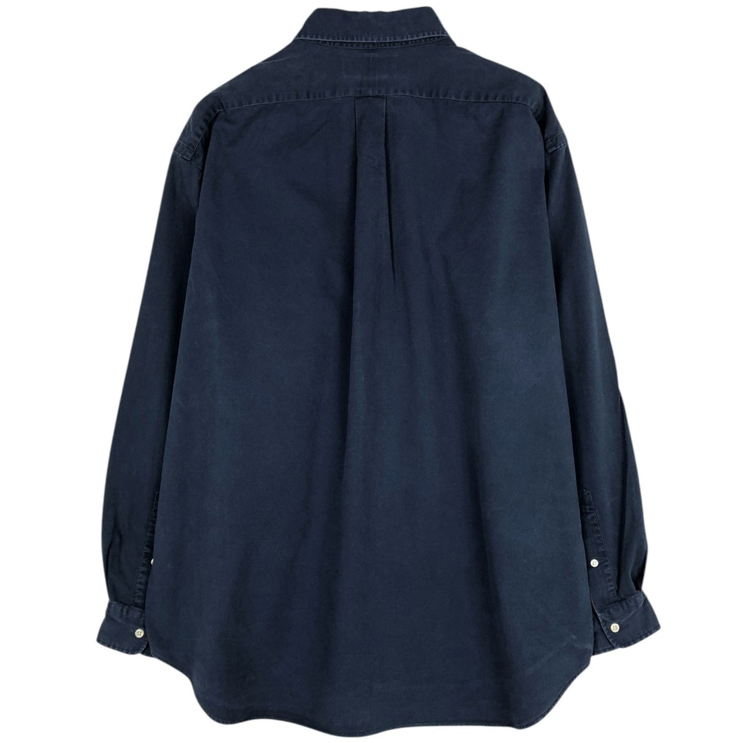 Ralph Lauren BLAKE long sleeve button down shirt, men's XL size cotton navy blue type Vintage Second Hand