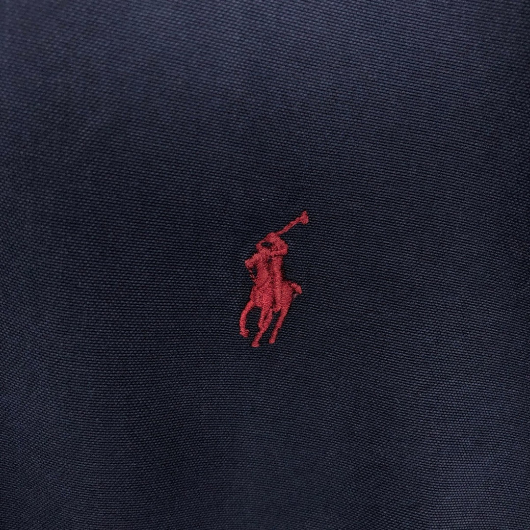 Ralph Lauren Classic Fit Long Sleeve Button Down Shirt, Men's Size L unclear navy blue type Vintage Second Hand
