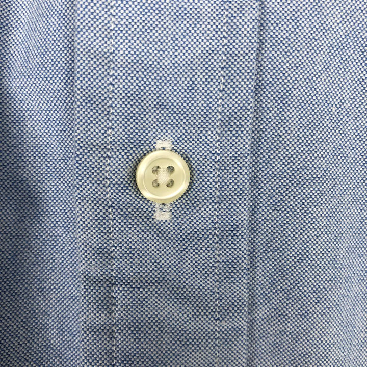 Ralph Lauren CLASSIC FIT Polo Bear Long-Sleeve Button-Down Shirt, Men's Size XL (approx.) cotton Blue type light blue Vintage Second Hand