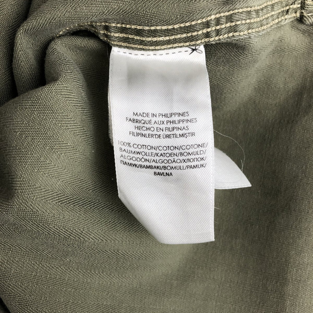 Ralph Lauren POLO RALPH LAUREN Long-Sleeve Cotton Shirt, Men's Size XL (approx.) cotton Khaki type Vintage Second Hand