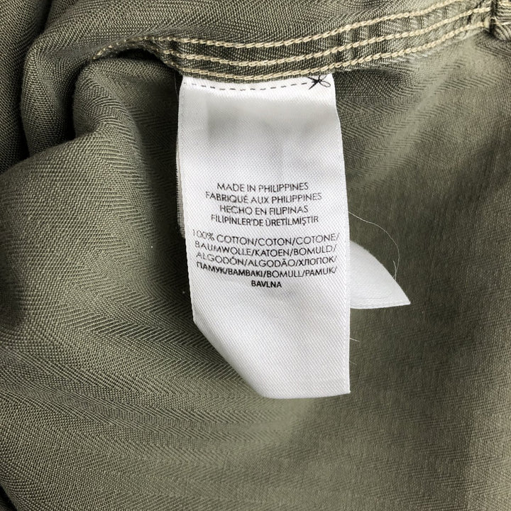 Ralph Lauren POLO RALPH LAUREN Long-Sleeve Cotton Shirt, Men's Size XL (approx.) cotton Khaki type Vintage Second Hand