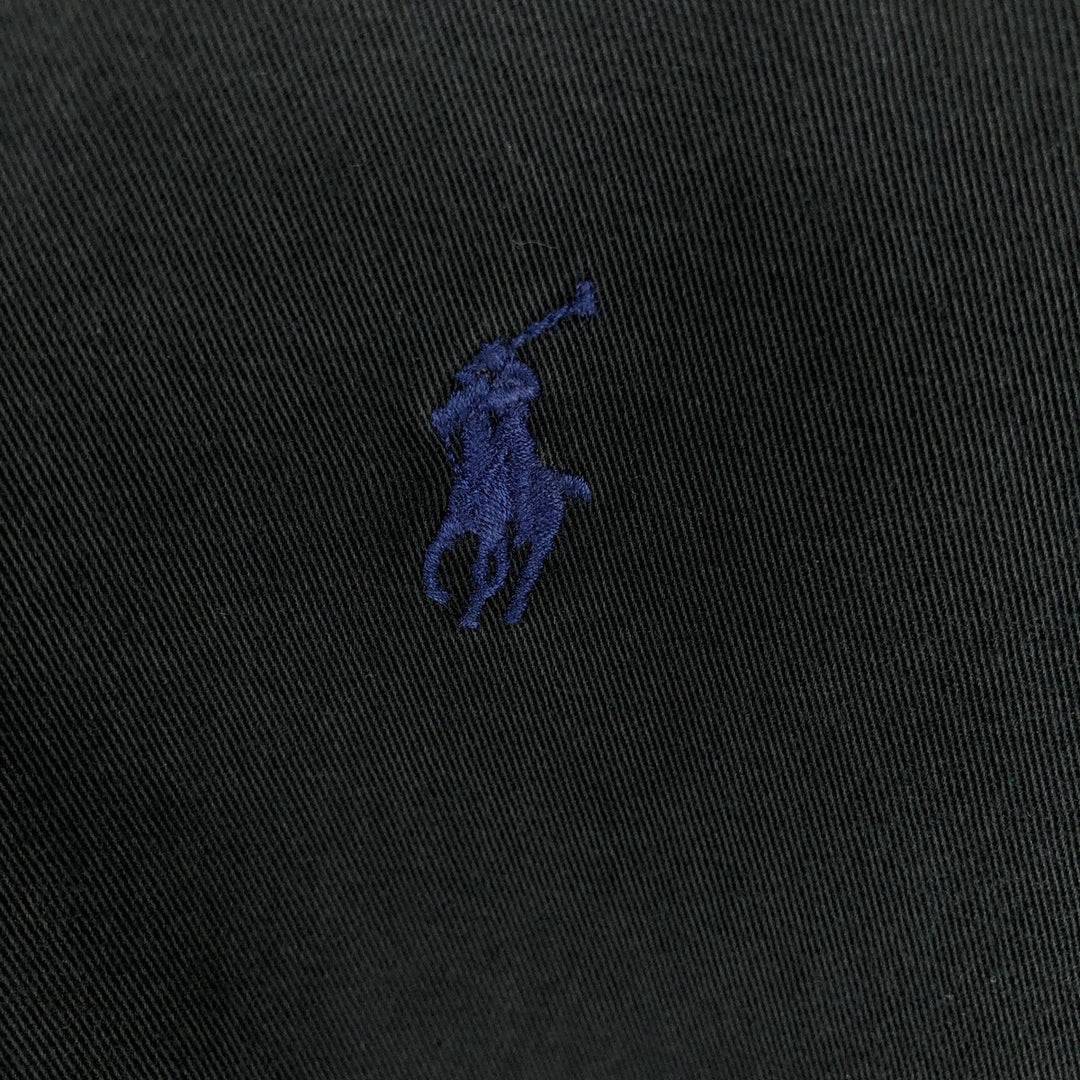 Ralph Lauren BLAKE long sleeve button down shirt, men's XL size cotton black type Vintage Second Hand