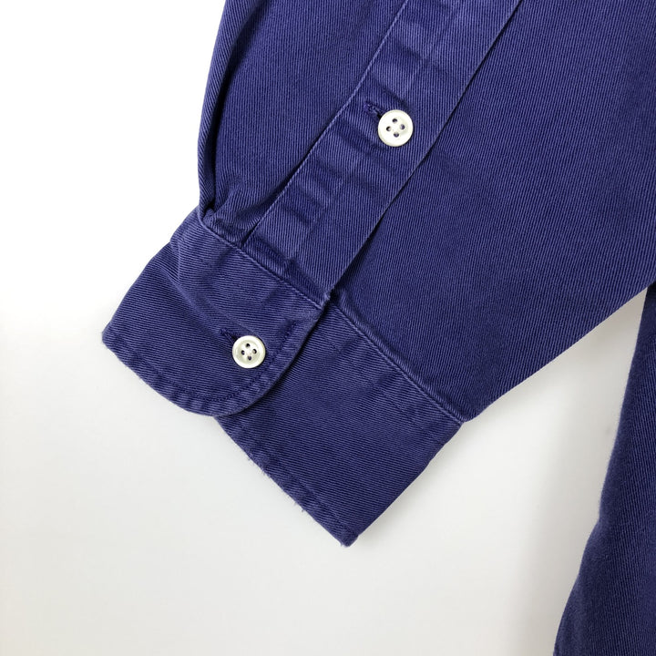 Ralph Lauren BLAKE long sleeve button down shirt, men's size L cotton purple type Vintage Second Hand