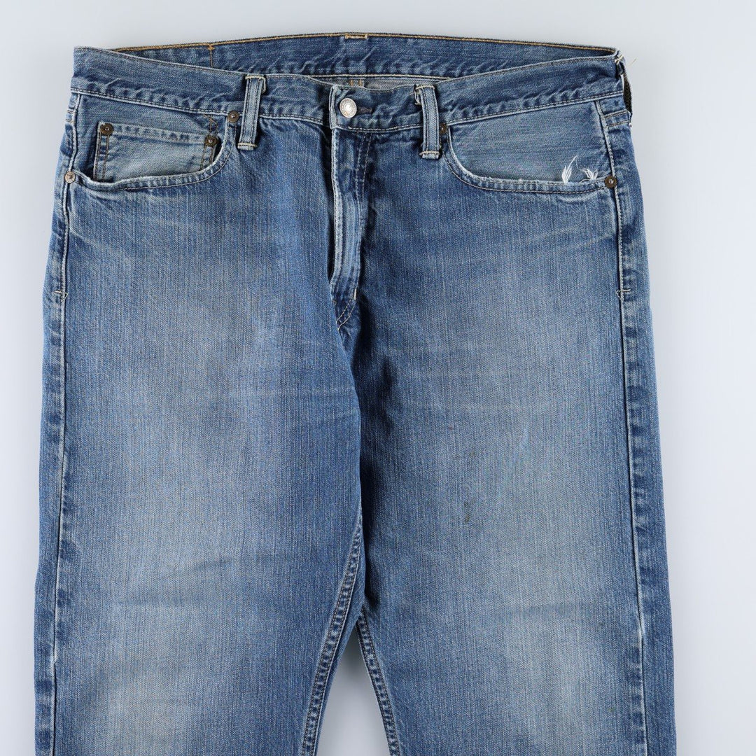 Ralph Lauren POLO RALPH LAUREN CLASSIC FIT Straight Denim Pants, Men's Size W38 (approx.) cotton blue type Vintage Second Hand