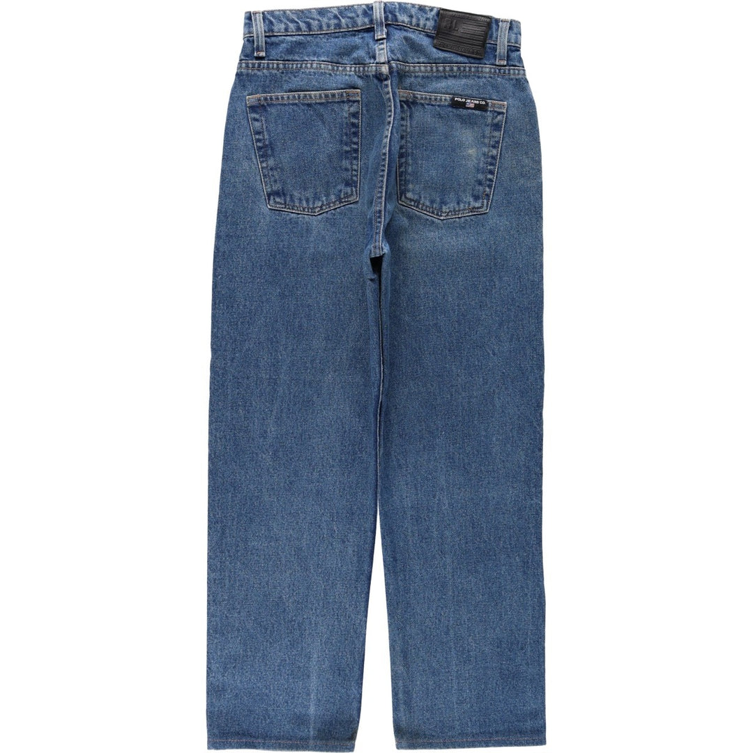 2000'S Ralph Lauren POLO JEANS COMPANY RELAXED Tapered Denim Pants, Men's W29 (approx.) cotton blue type Vintage Second Hand