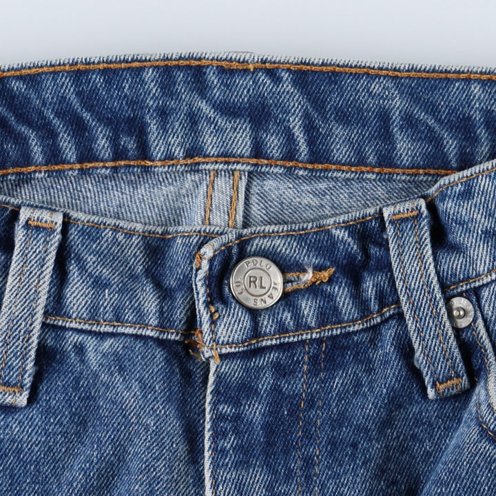 2000'S Ralph Lauren POLO JEANS COMPANY RELAXED Tapered Denim Pants, Men's W29 (approx.) cotton blue type Vintage Second Hand