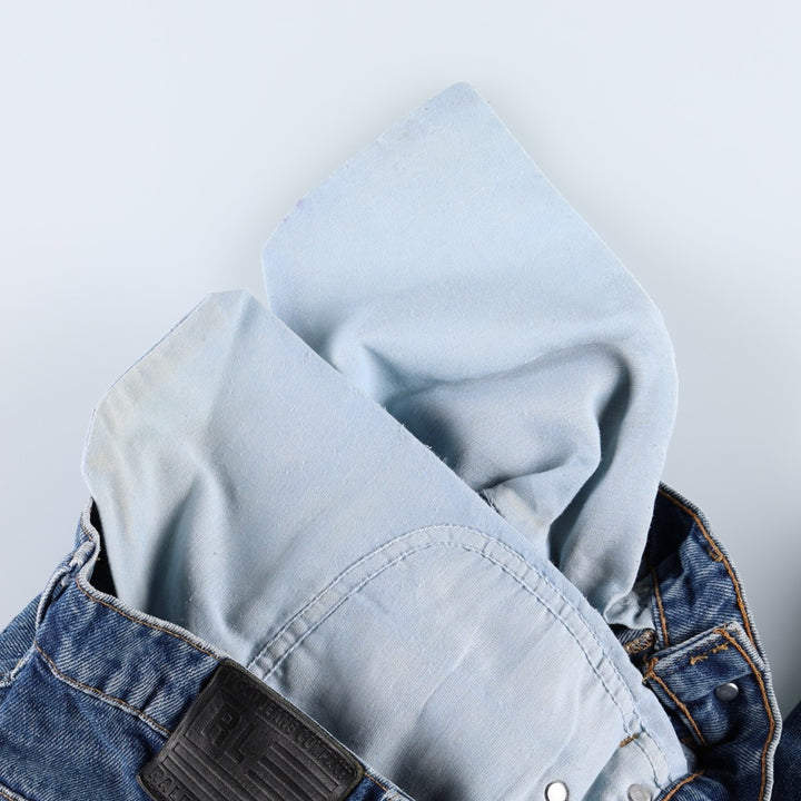 2000'S Ralph Lauren POLO JEANS COMPANY RELAXED Tapered Denim Pants, Men's W29 (approx.) cotton blue type Vintage Second Hand