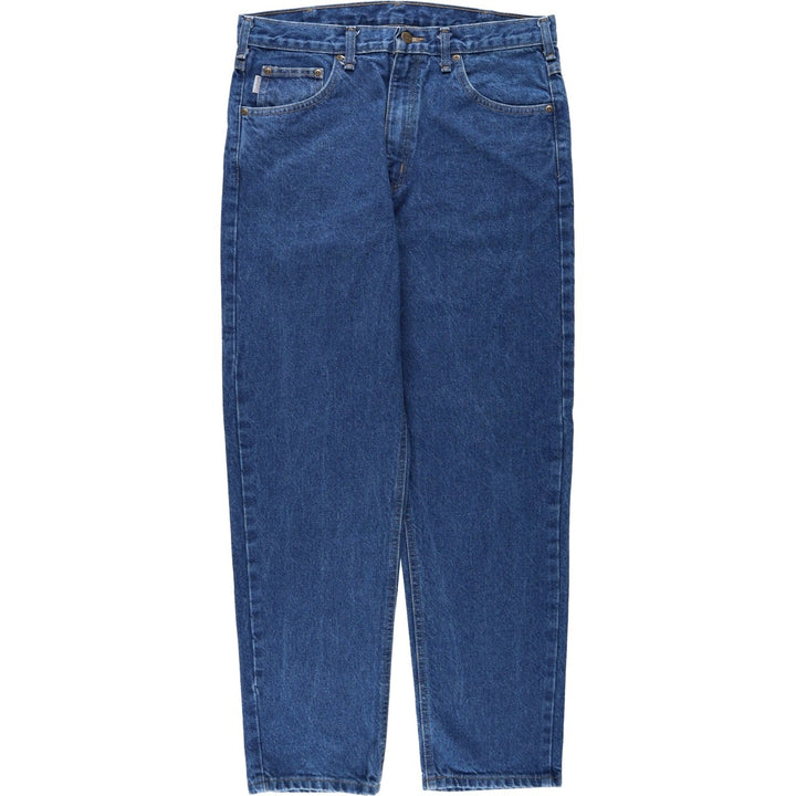 Carhartt Tapered Denim Pants for Men, W34 equivalent cotton blue type Vintage Second Hand