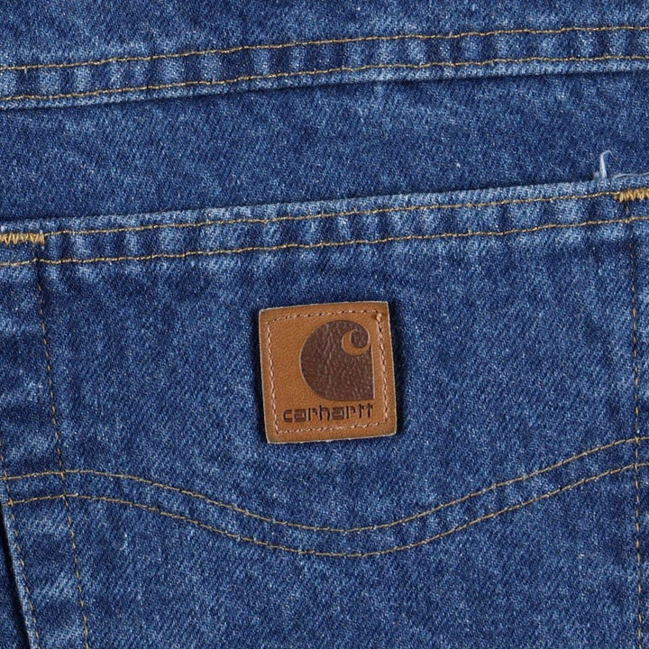 Carhartt Tapered Denim Pants for Men, W34 equivalent cotton blue type Vintage Second Hand