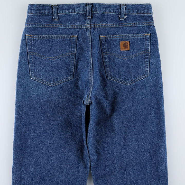 Carhartt Tapered Denim Pants for Men, W34 equivalent cotton blue type Vintage Second Hand